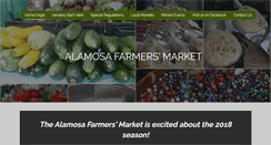 Desktop Screenshot of alamosafarmersmarket.org