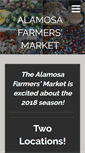 Mobile Screenshot of alamosafarmersmarket.org